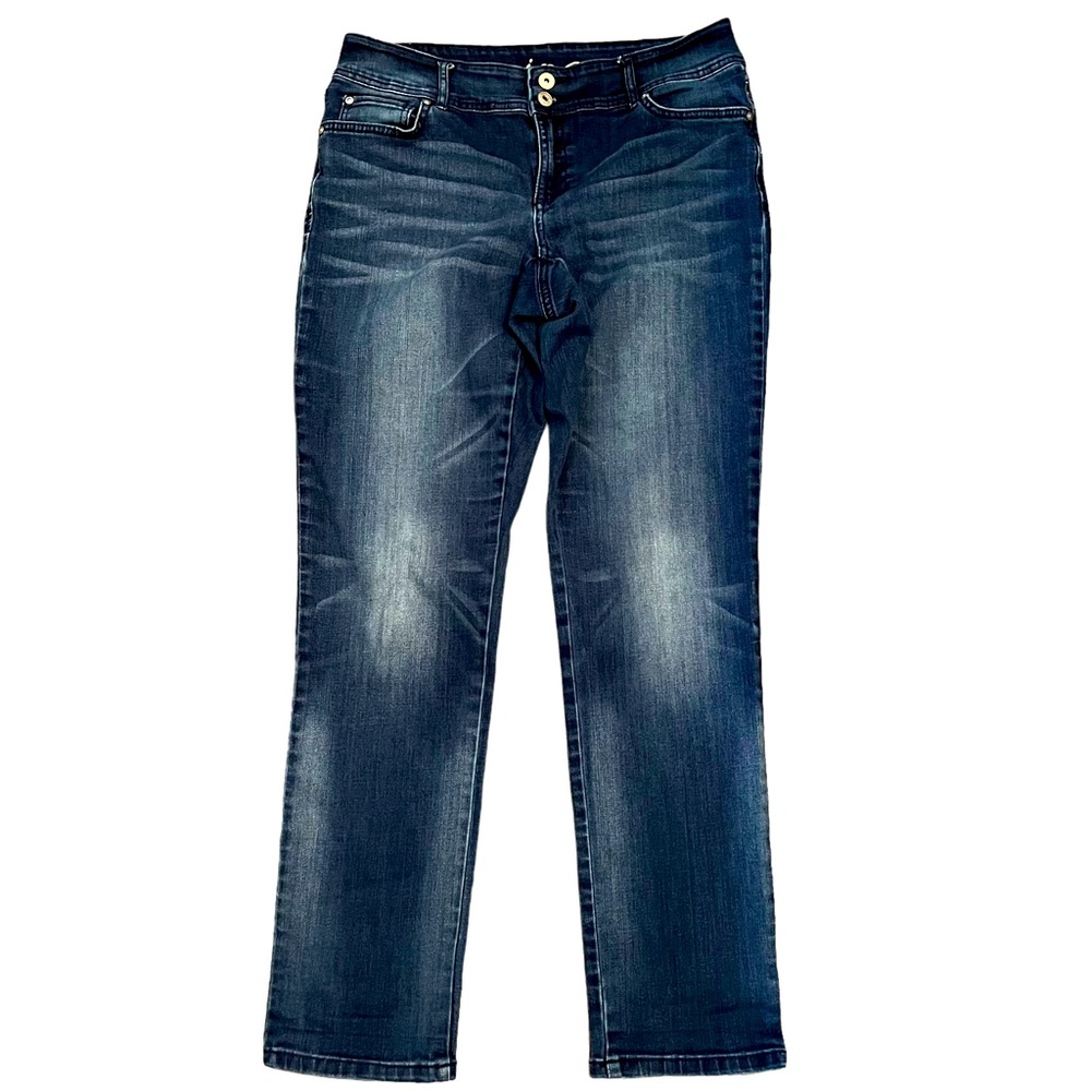 Blue Jeans INC Denim boyfriend curvy fit size 6 slightly aged